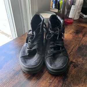 Black Hightop Vans